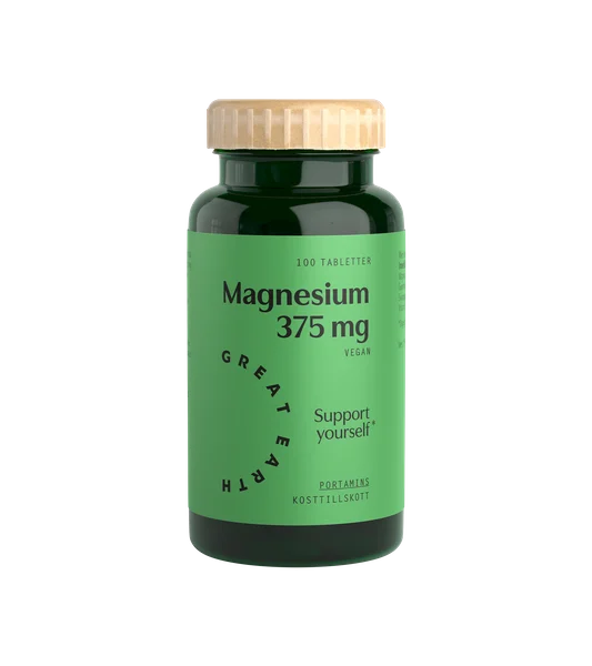 Magnesium 375 mg, 100 tabs